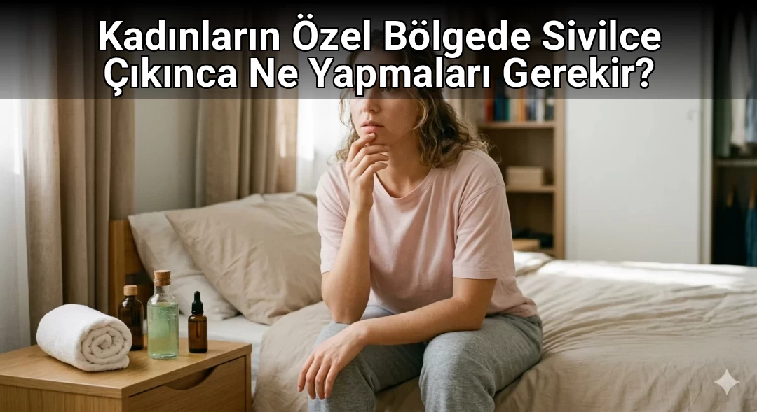Kadınların Özel Bölgede Sivilce Çıkınca Ne Yapmaları Gerekir?